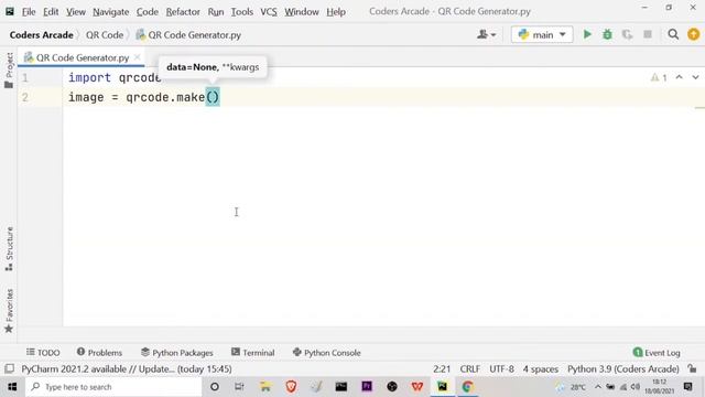 Generating QR Code Using Python
