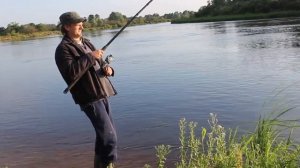 Ловля леща на фидер на реке Березина (Беларусь).12.06.2014
