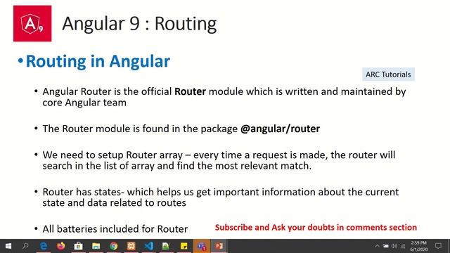Angular 9 Tutorial For Beginners #28 - Routing