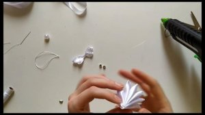 АНГЕЛОЧКИ КАНЗАШИ 3 ВИДА - DIY DIY Kanzashi angel 3 type - Christmas Kanzashi angel - АНГЕЛ ИЗ ЛЕНТ