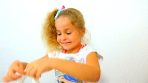 Домашний эксперимент с красками и водой от Нади!