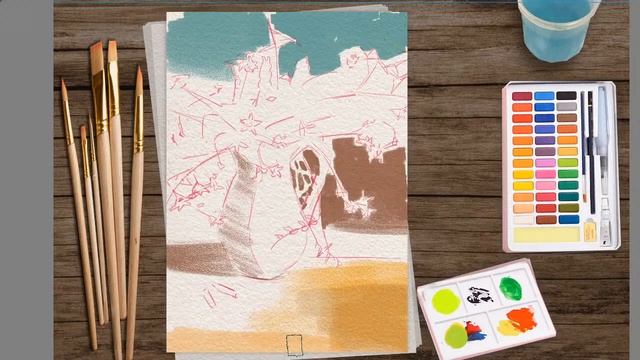 Активное долголетие. Рисуем полевые цветы пастелью. смотреть онлайн