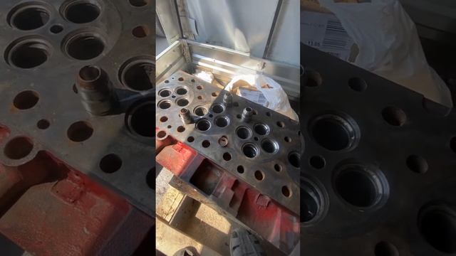 Проблема с ГБЦ Cummins isx.Ремонт в Тюмени. смотреть онлайн