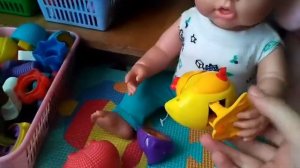 Утро с реборном Алисой👶Наш пеленальный столик/Morning routine with two reborns