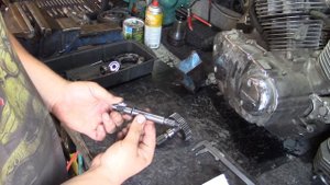 Замена подшипников редуктора HONDA Dio62