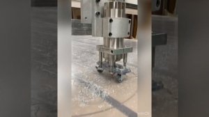 Насадка на шпиндель для прижима материала- прокачка