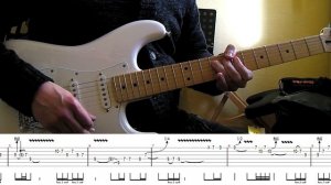 Pink Floyd - Comfortably Numb 2nd guitar solo lesson (with tablatures and backing tracks)