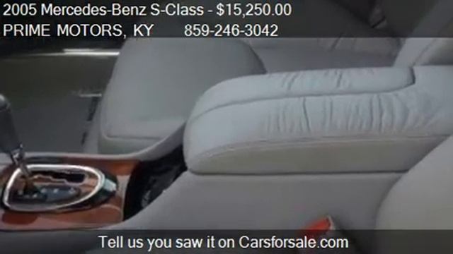 2005 Mercedes-Benz S-Class S430 4MATIC for sale in Lexington смотреть онлайн