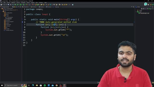 Nested for Loop in Java | Nested for Loop in Java in Hindi | Nested for loop in java ComputerGuru j смотреть онлайн