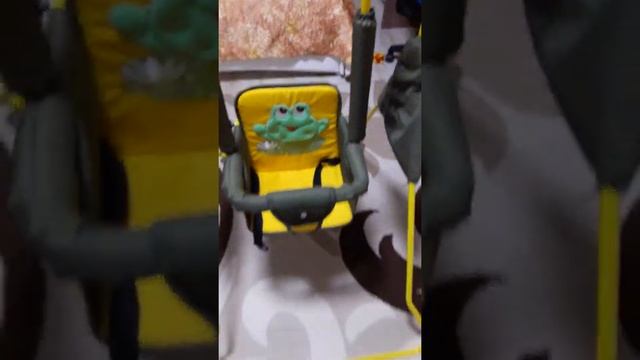 Обзор наша напольная качель Лео лягушка смотреть онлайн