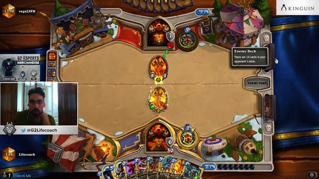 Hearthstone Lifecoach Playing And Teaching Ranked OTK Warrior