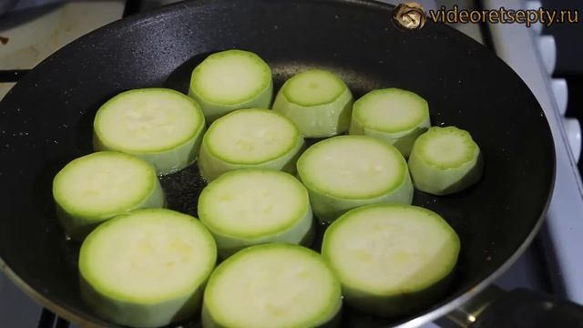 Жареные кабачки - Fried zucchini | Видео Рецепт