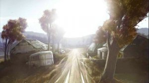 Лежит село, как будто на картине