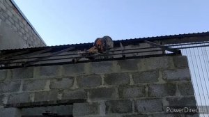 Как сделать односкатную крышу.