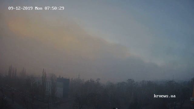 Видео (таймлапс) небо над АМКР (АрселорМиттал Кривой Рог) за 09.12.2019 смотреть онлайн