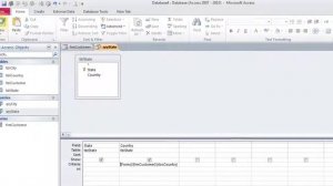 Microsoft Access pt 9 (Cascade Combo Box)