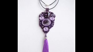 Вышитые бисером украшения Юлии Бочаловой