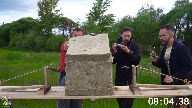 Тест утеплителя огнем - Горючесть Базальта, Пенополистирола и минеральной ваты.