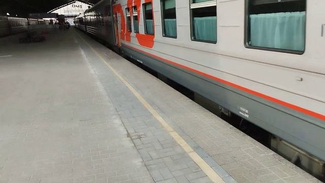 отправление поезда номер 80 Калининград-Петроград с Станции Калининград