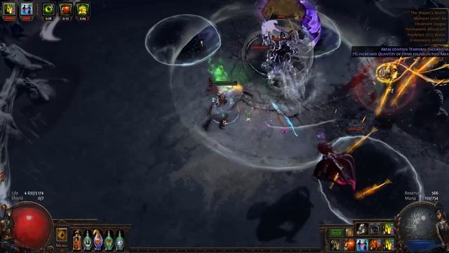 Path of Exile - 3.3 Rain Of Arrow(Ливень стрел через ловкость) Лучник - Убер Элдер (Закидал трупами смотреть онлайн