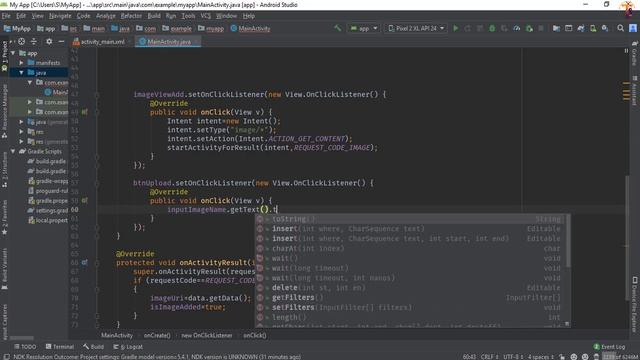 Firebase Storage & Database App -2- Create UserInterface & Upload Data On firebase with ProgresBa смотреть онлайн