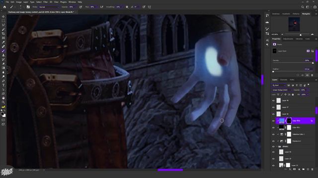 My entry into Benny's Design battle | FANTASY & MAGIC | Speed Art - Photoshop смотреть онлайн