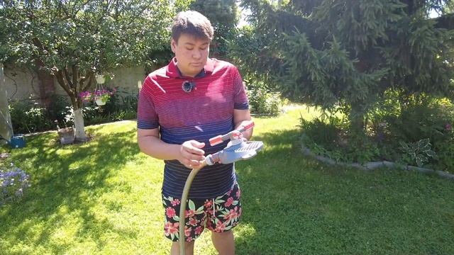 Обзор и Распаковка Дождеватель GARDENA 2062-20 смотреть онлайн