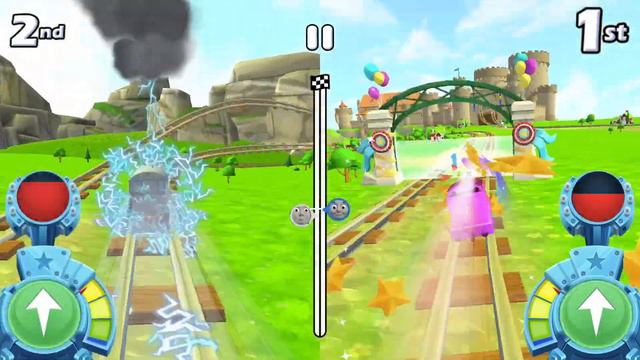 Thomas & Friends: Go Go Thomas | 2 PLAYERS BATTLE: JAMES Vs EDWARD! By Budge смотреть онлайн