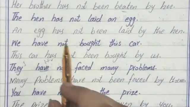 Lecture:54 Present Perfect Tense (P.V) Negative Sentences смотреть онлайн