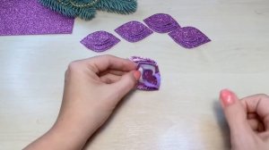 3D Снежинка из фоамирана Своими руками Christmas decorations 2022