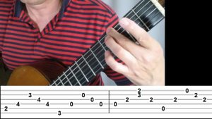How to play "Aisha" on the Classical Guitar-Tutorial with TAB