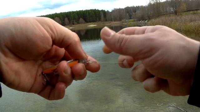 Как поймать крупного окуня на спиннинг? Рыбалка на красивом и уютном озере. Воблер на окуня и щуку смотреть онлайн