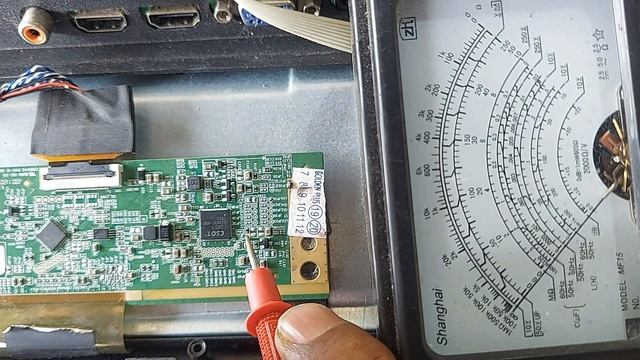 No Picture Backlight OK | Black Screen Problem - Samsung 32" LCD TV-  ST3151A07-1-XC-3 Panel Repair