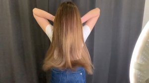 Микрокапсульное наращивание волос.