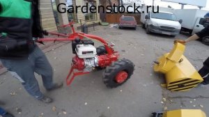 Мотоблок Беларусь осень-зима, установка и работа навесного оборудования.