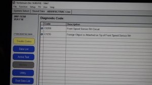 Diagnose VSC and ABS with Toyota TechStream