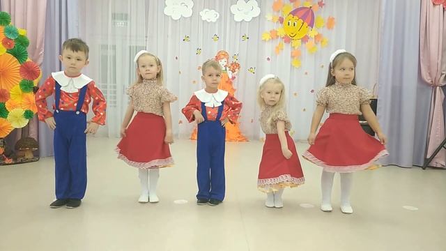 Осень в гости к нам пришла, средняя группа, д сад Крепыш смотреть онлайн