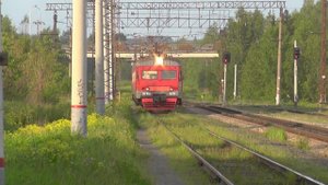 Электропоезд ЭТ2М-072 сообщением Углеуральская - Пермь-II