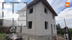 Обзор дома Сумароково в Конаково двухэтажный дом из газобетона