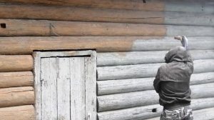 Пескоструйная очистка дерева от краски