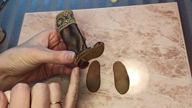 Как сделать ковбойские сапоги для куклы?? 2/3 #длякукол #мастеркласс #куклы