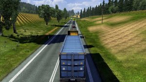 Euro Truck Simulator 2, но рейс ускорен / Евро Трак Симулятор 2