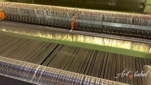 Процесс изготовления жаккардовой этикетки