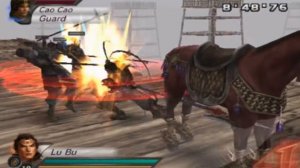 Dynasty Warriors 4 - Lu Bu Doesn't Know How to Play Bridge Melee