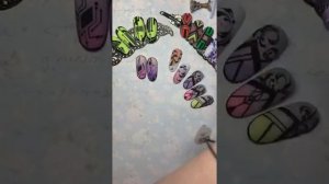 Мастер-класс Е.Мурановой Вензеля и Геометрия в nail-дизайне