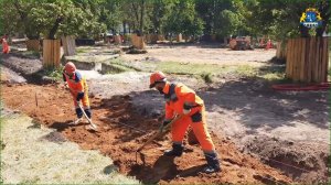 2. Ход благоустройства в сквере "Знаки Зодиака"