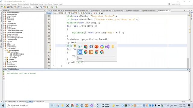 CS 301 Industrial Training Java Swing GUI (Arabic) بالعربى смотреть онлайн