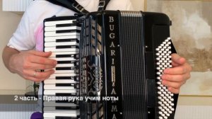 Танец 7-40 видео разбор как играть на Аккордеоне баяне  / семь сорок видео урок