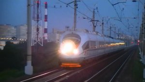 "Сапсан" ЭВС1-07 Москва - Санкт-Петербург