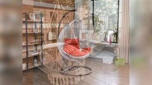 Подвесные качели в своем доме для отдыха и расслабления